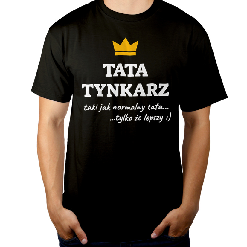 Tata Tynkarz Lepszy - Męska Koszulka Czarna
