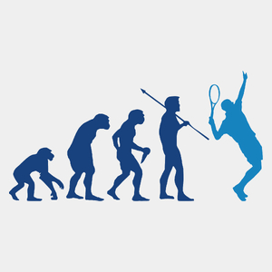Tennis Evolution - Męska Koszulka Biała