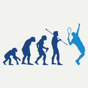 Tennis Evolution - Damska Koszulka Biała