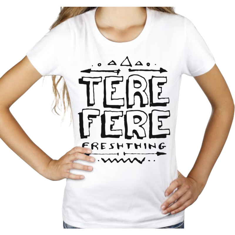 Terefere - Damska Koszulka Biała