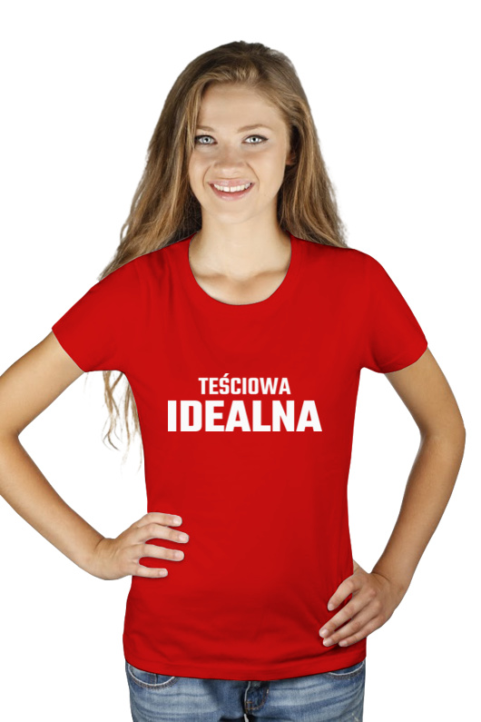 Teściowa Idealna - Damska Koszulka Czerwona