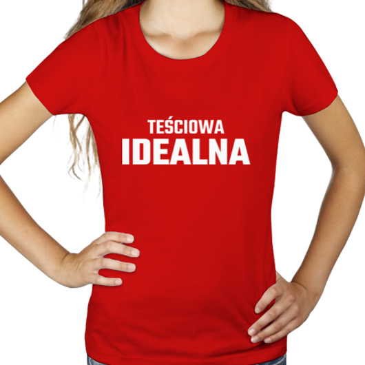 Teściowa Idealna - Damska Koszulka Czerwona