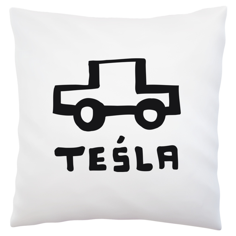 Tesla Teśla - Poduszka Biała