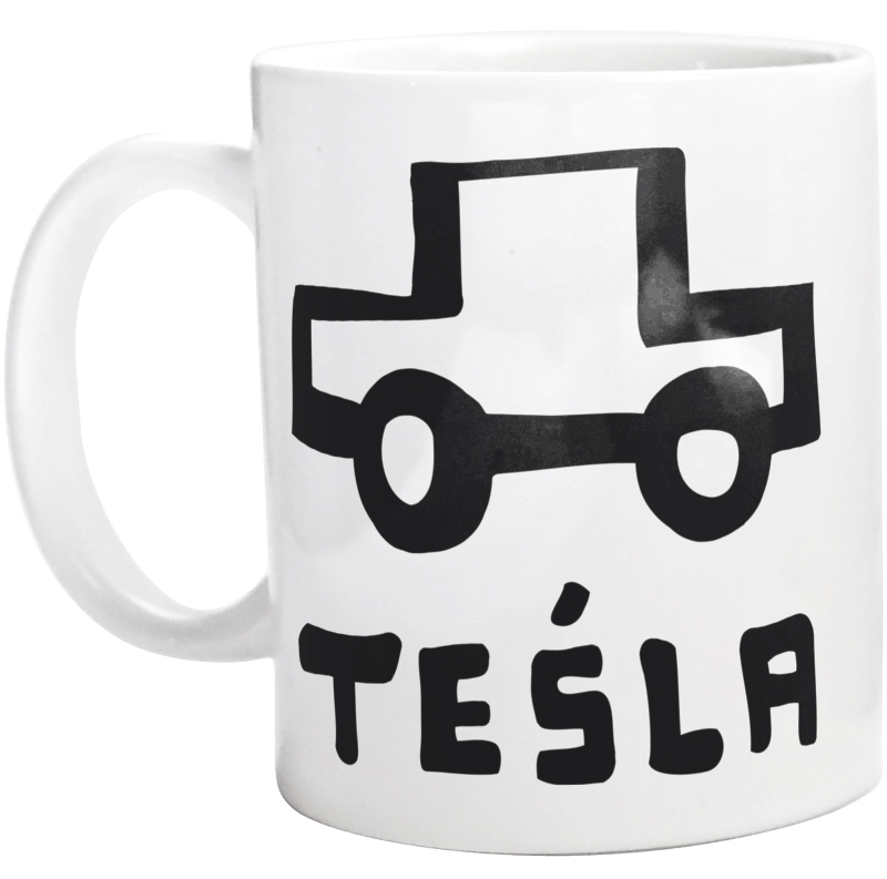 Tesla Teśla - Kubek Biały