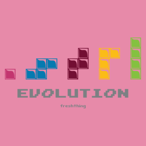Tetris Evolution - Damska Koszulka Różowa