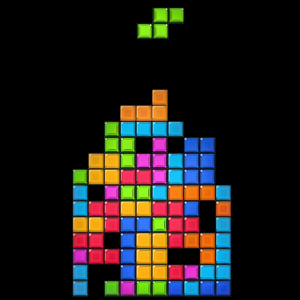 Tetris game - Torba Na Zakupy Czarna