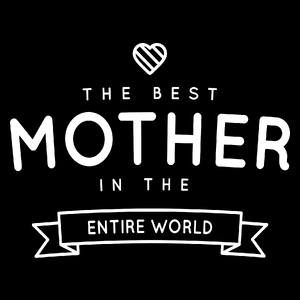 The Best Mother In The Entire Wold - Torba Na Zakupy Czarna