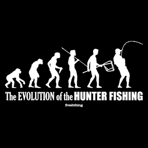 The Evolution Of Hunter Fishing - Torba Na Zakupy Czarna