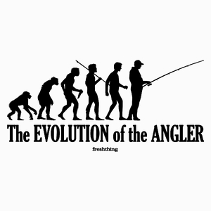 The Evolution Of The Angler - Poduszka Biała