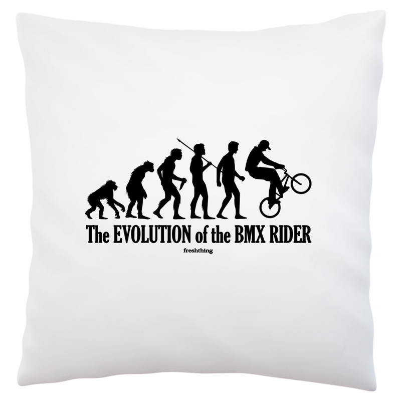 The Evolution Of The BMX Rider - Poduszka Biała