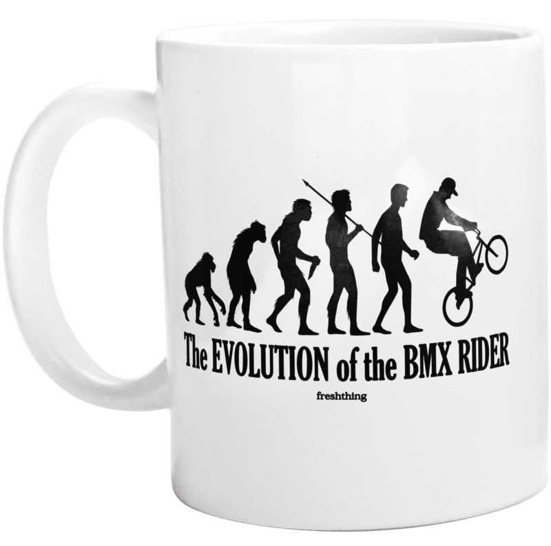 The Evolution Of The BMX Rider - Kubek Biały