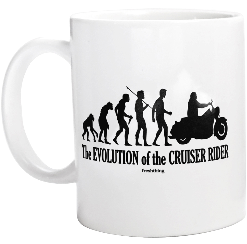 The Evolution Of The Cruiser Rider - Kubek Biały