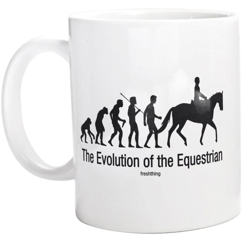 The Evolution Of The Equestrian - Kubek Biały
