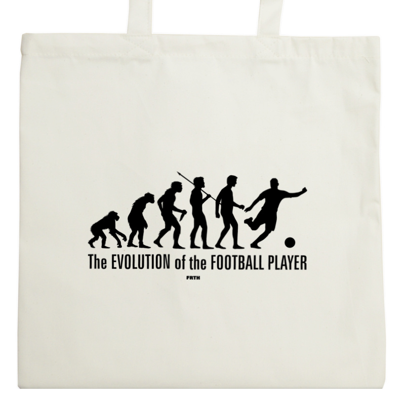 The Evolution Of The Football Player - Torba Na Zakupy Natural