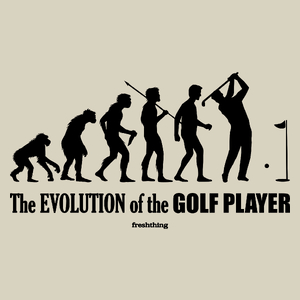 The Evolution Of The Golf Player - Torba Na Zakupy Natural