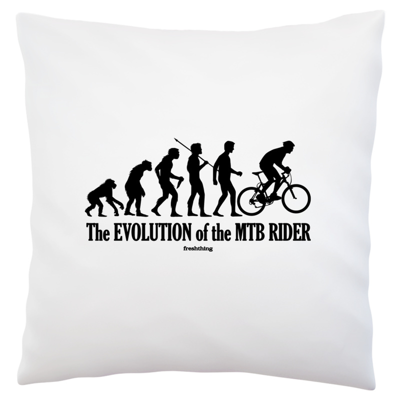 The Evolution Of The MTB Rider - Poduszka Biała
