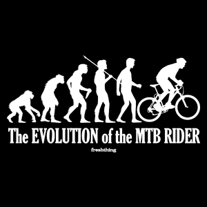 The Evolution Of The MTB Rider - Torba Na Zakupy Czarna