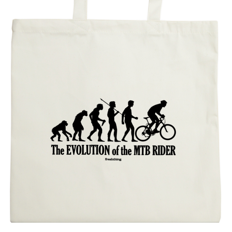 The Evolution Of The MTB Rider - Torba Na Zakupy Natural