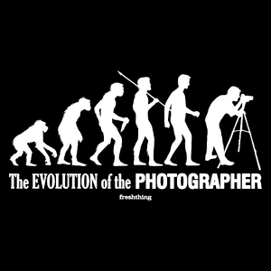 The Evolution Of The Photographer - Torba Na Zakupy Czarna