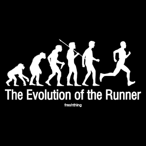 The Evolution Of The Runner - Torba Na Zakupy Czarna