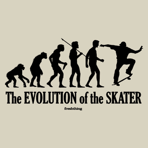 The Evolution Of The Skater - Torba Na Zakupy Natural