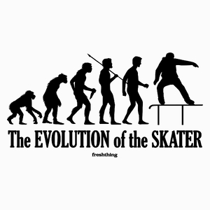 The Evolution Of The Skater Pipe - Poduszka Biała