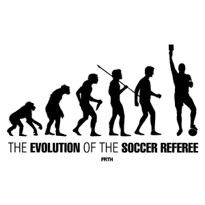 The Evolution Of The Soccer Referee - Kubek Biały