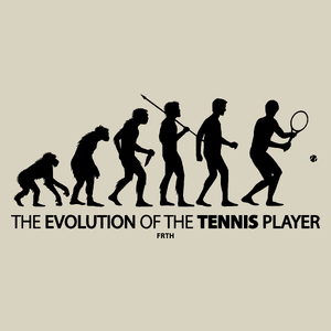 The Evolution Of The Tennis Player - Torba Na Zakupy Natural