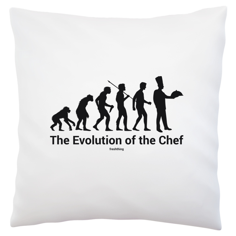 The Evolution of the Chef - Poduszka Biała