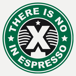 There Is No X In Espresso - Damska Koszulka Biała