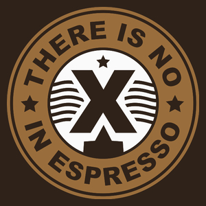 There Is No X In Espresso - Męska Koszulka Czekoladowa