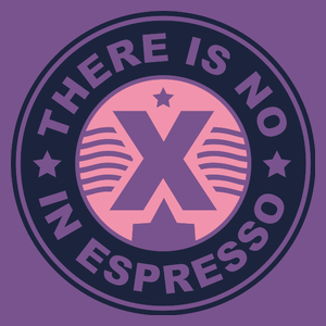 There Is No X In Espresso - Damska Koszulka Fioletowa