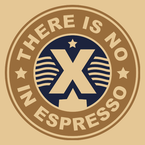 There Is No X In Espresso - Męska Koszulka Piaskowa