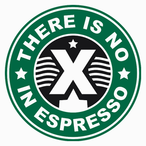 There Is No X In Espresso - Poduszka Biała