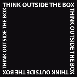 Think Outside The Box - Męska Bluza z kapturem Czarna