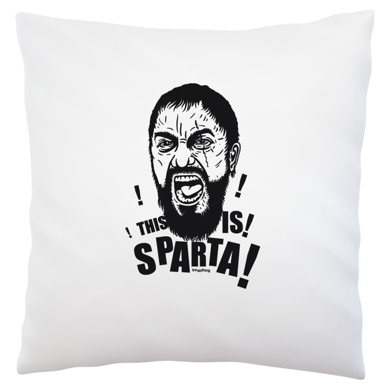 This Is Sparta - Poduszka Biała