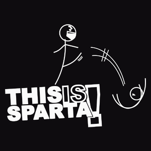 This Is Sparta - Męska Koszulka Czarna