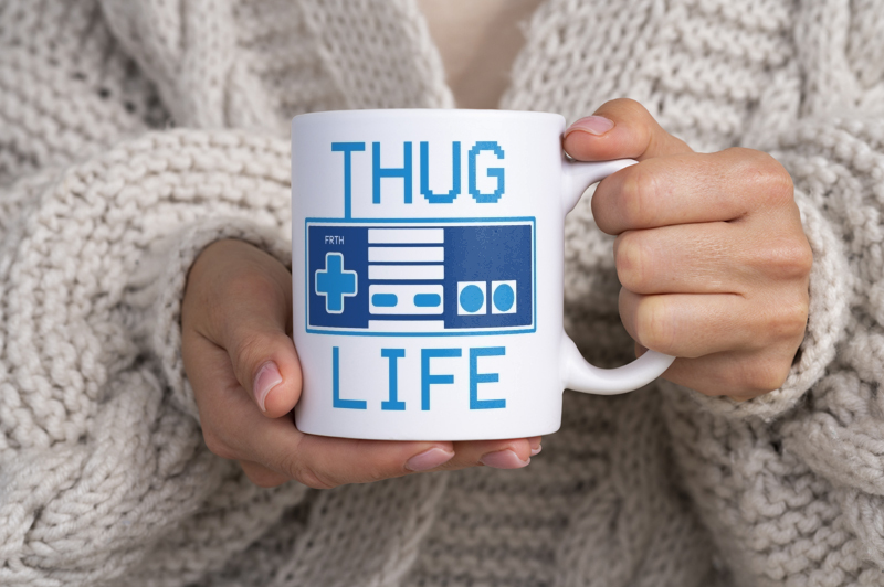 Thug Life - Kubek Biały