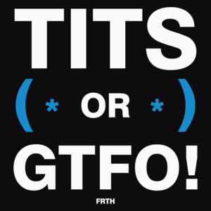 Tits Or GTFO - Męska Bluza z kapturem Czarna