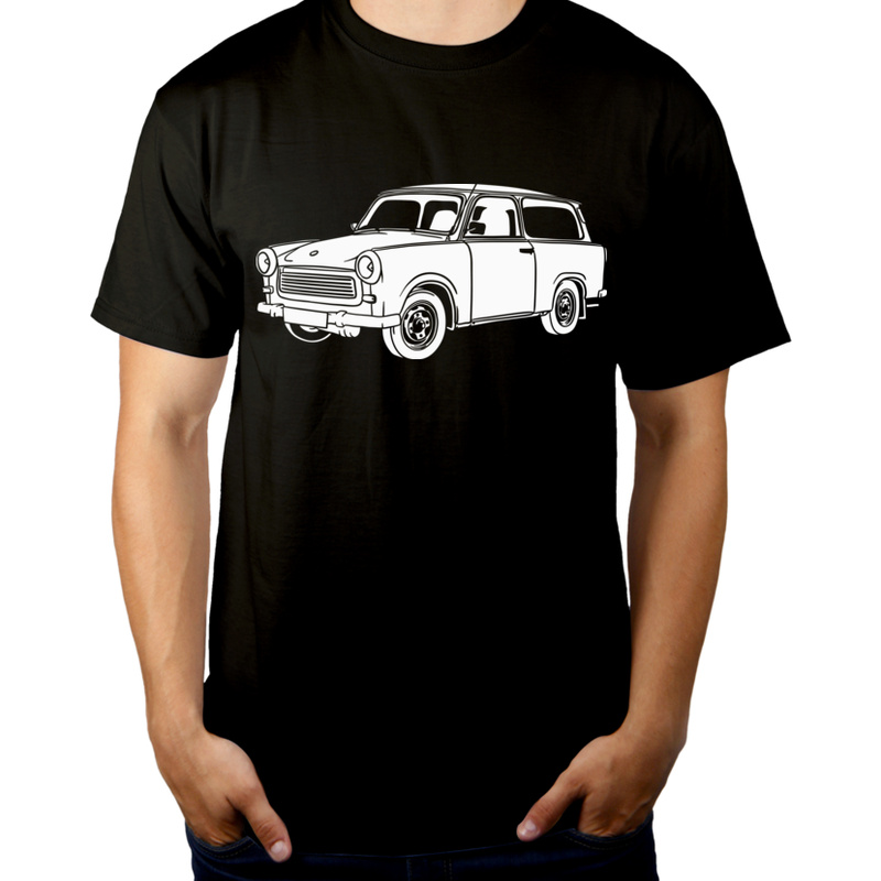 Trabant 601 - Męska Koszulka Czarna