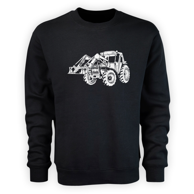 Traktor - Męska Bluza Czarna