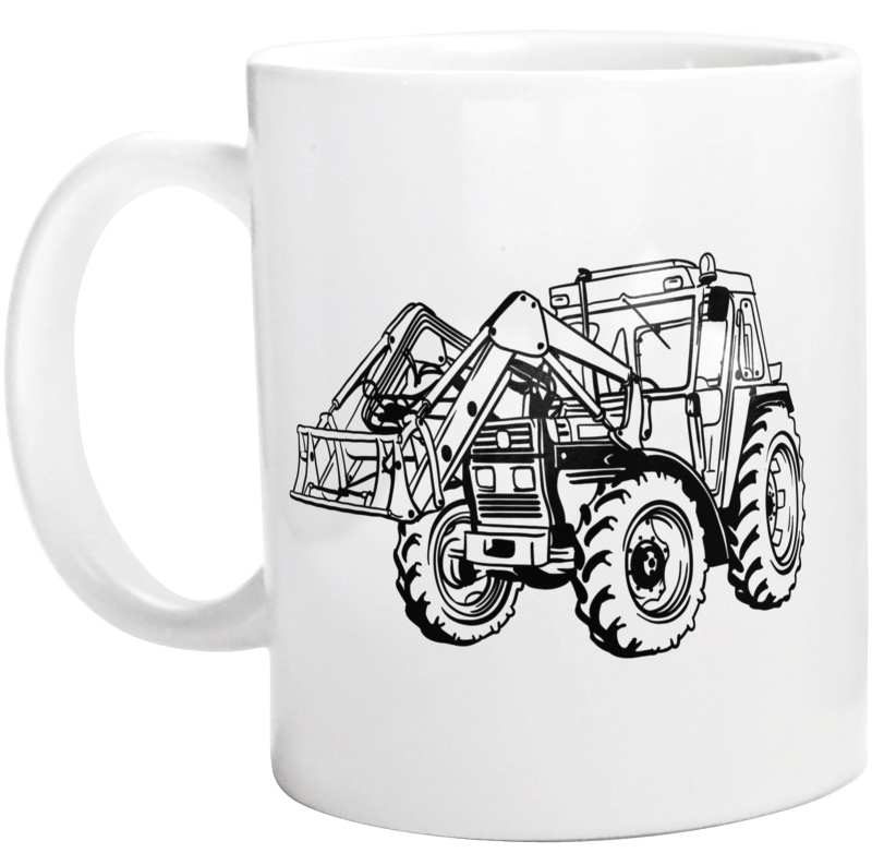 Traktor - Kubek Biały