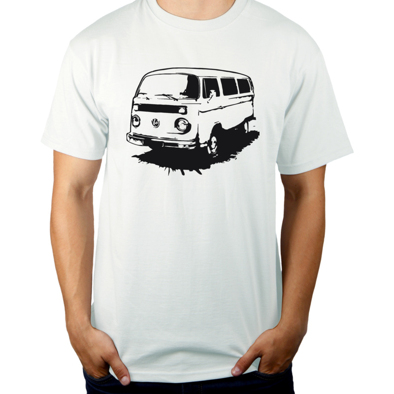 Transporter - Męska Koszulka Biała