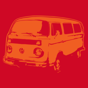 Transporter - Męska Koszulka Czerwona