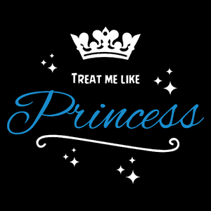 Treat me like princess - Torba Na Zakupy Czarna