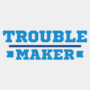 Trouble Maker - Męska Koszulka Biała