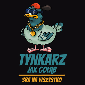 Tynkarz Jak Gołąb - Męska Bluza Czarna