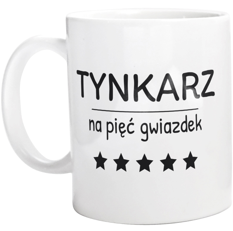 Tynkarz Na 5 Gwiazdek - Kubek Biały