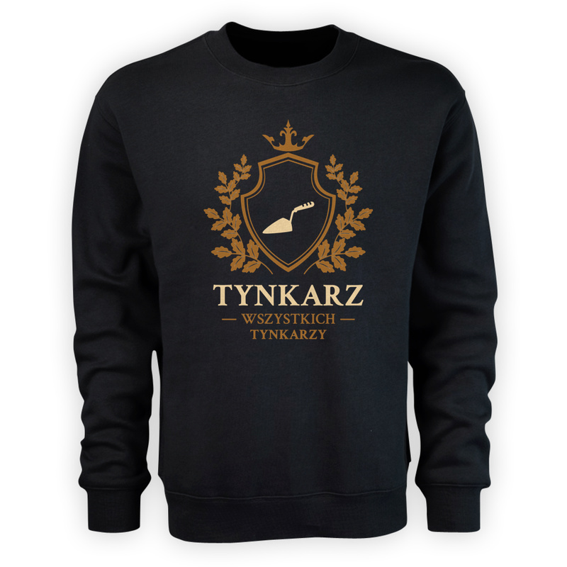 Tynkarz Wszystkich Tynkarzy - Męska Bluza Czarna
