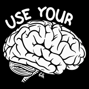 Use Your Brain - Torba Na Zakupy Czarna